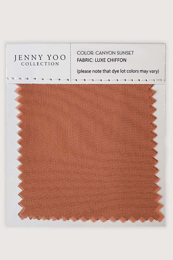 Jenny Yoo Luxe Chiffon Swatch Card