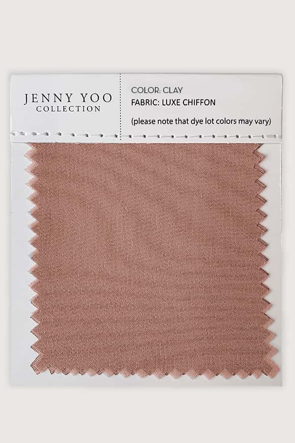 Jenny Yoo Luxe Chiffon Swatch Card