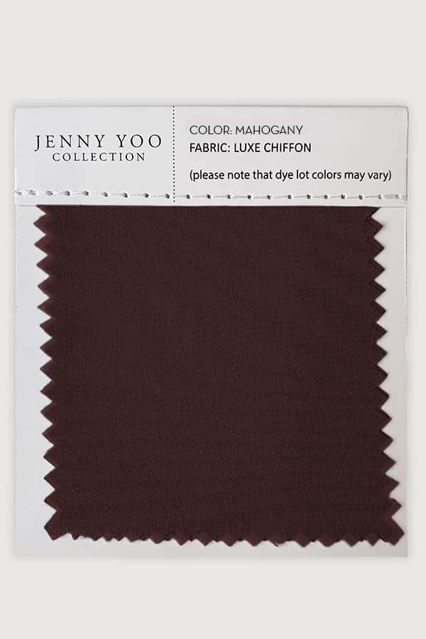 Jenny Yoo Luxe Chiffon Swatch Card