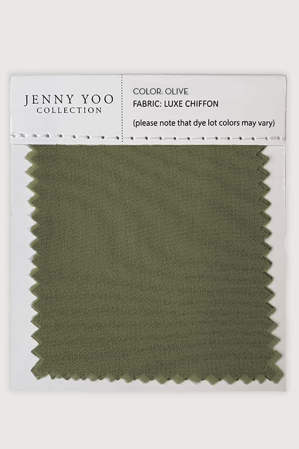 Jenny Yoo Luxe Chiffon Swatch Card