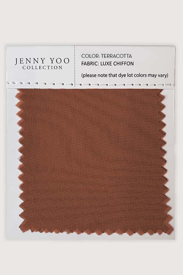Jenny Yoo Luxe Chiffon Swatch Card