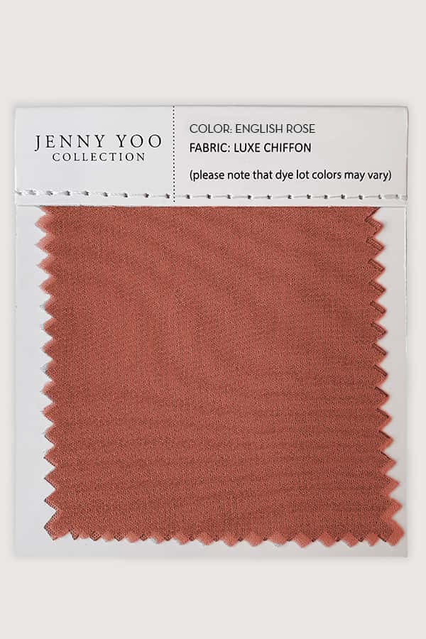 Jenny Yoo Luxe Chiffon Swatch Card