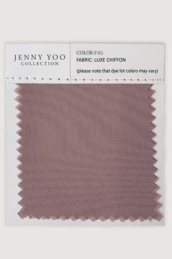 Jenny Yoo Luxe Chiffon Swatch Card