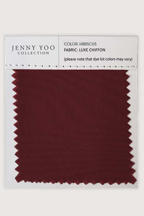 Jenny Yoo Luxe Chiffon Swatch Card