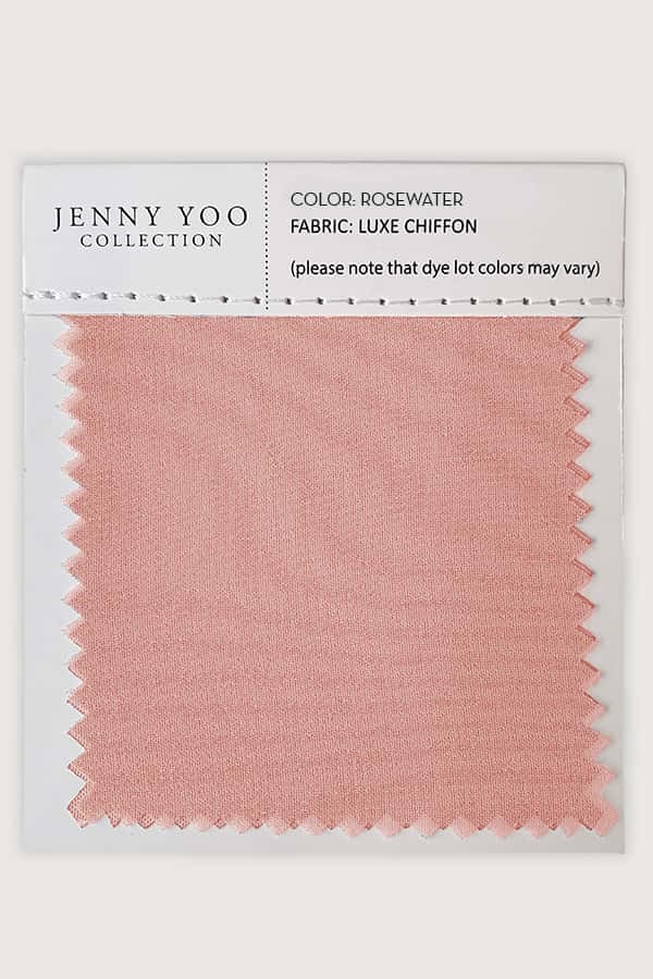 Jenny Yoo Luxe Chiffon Swatch Card