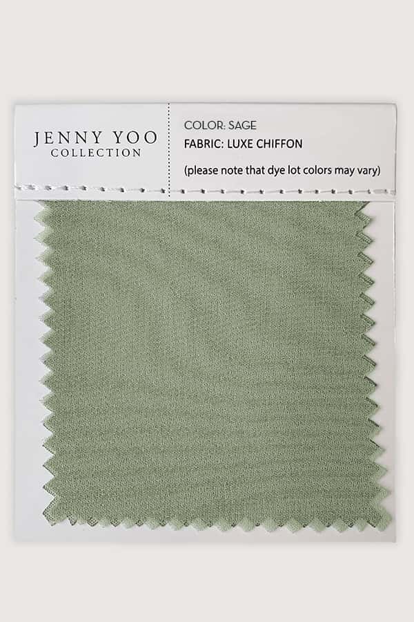 Jenny Yoo Luxe Chiffon Swatch Card