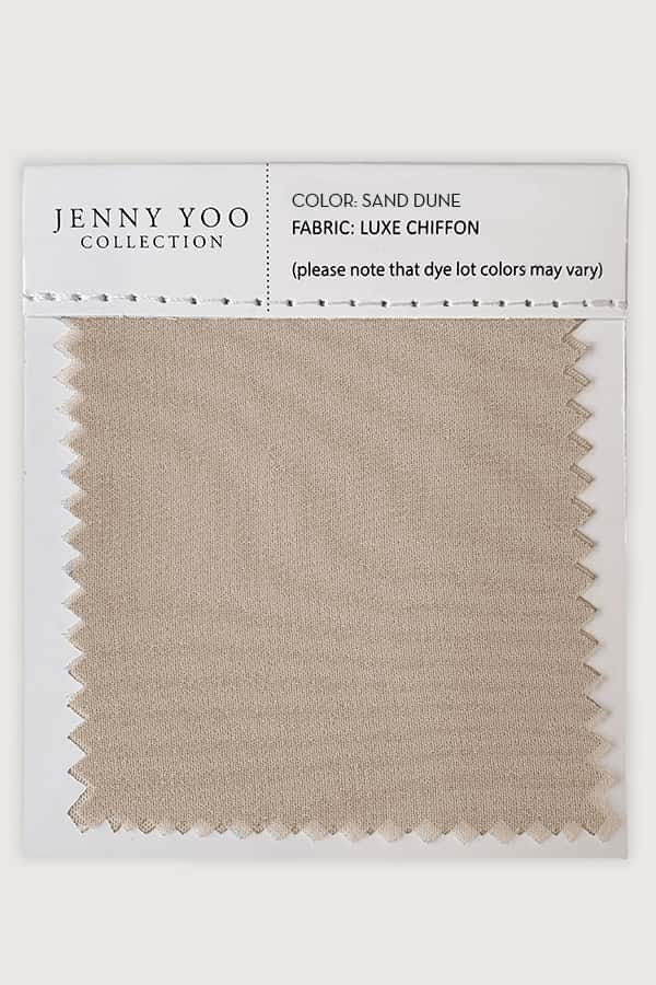 Jenny Yoo Luxe Chiffon Swatch Card