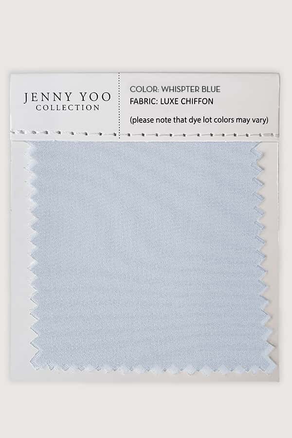 Jenny Yoo Luxe Chiffon Swatch Card