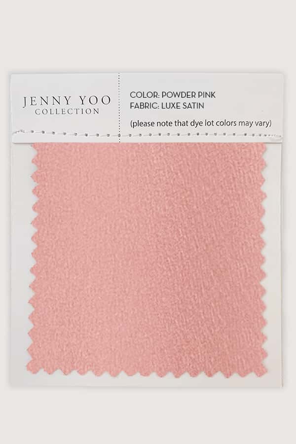 Jenny Yoo Luxe Satin Swatch Card