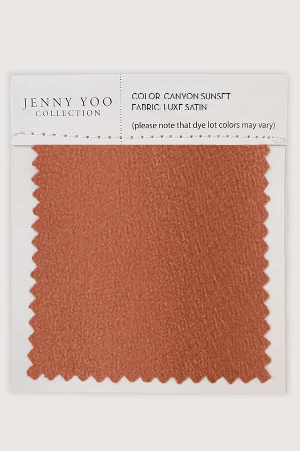 Jenny Yoo Luxe Satin Swatch Card